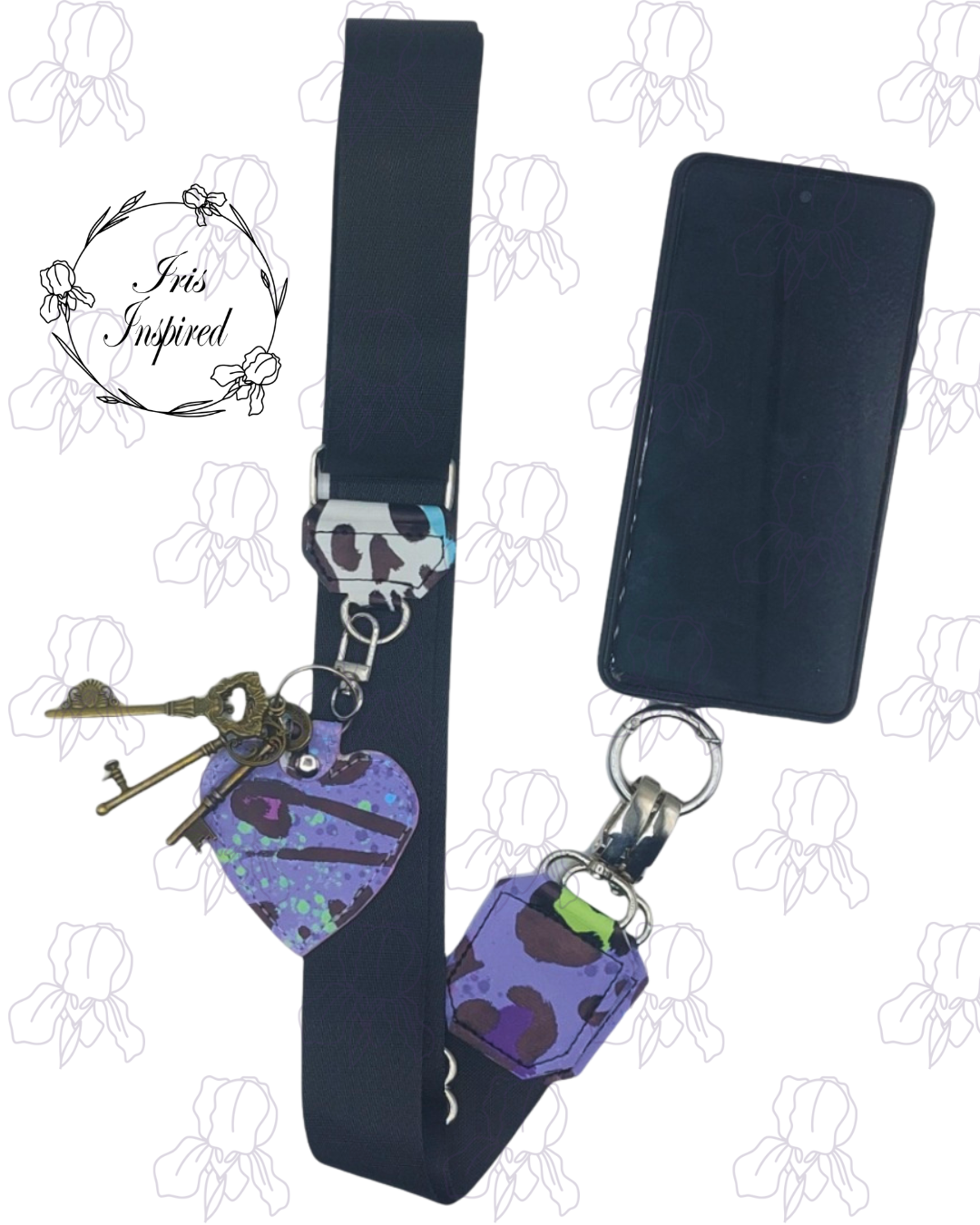 Pumpkin Ghost Phone Sling