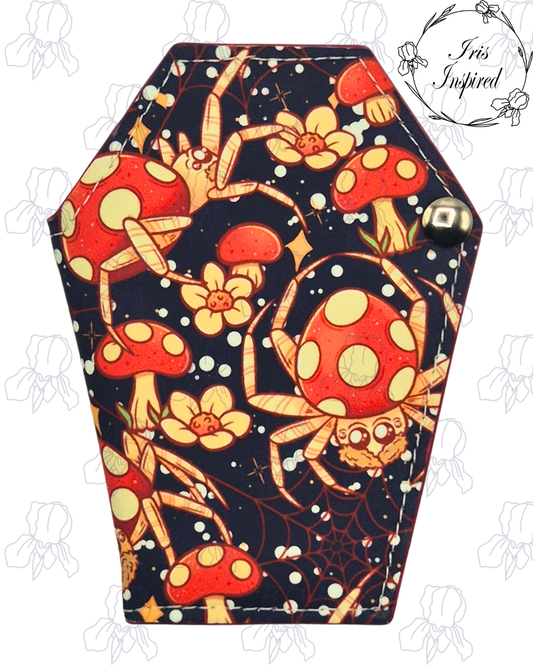 Mushroom Spood Small Bifold Coffin Wallet