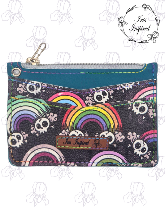 Pride Skulls Pocket Card Holder