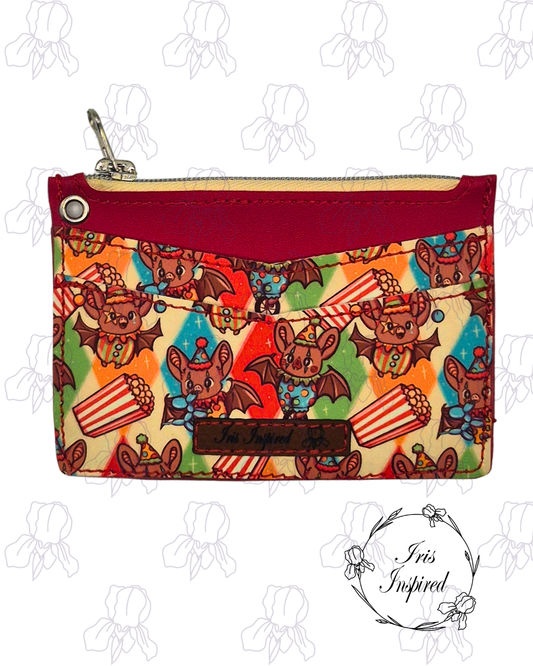 Circus Bats Pocket Card Holder