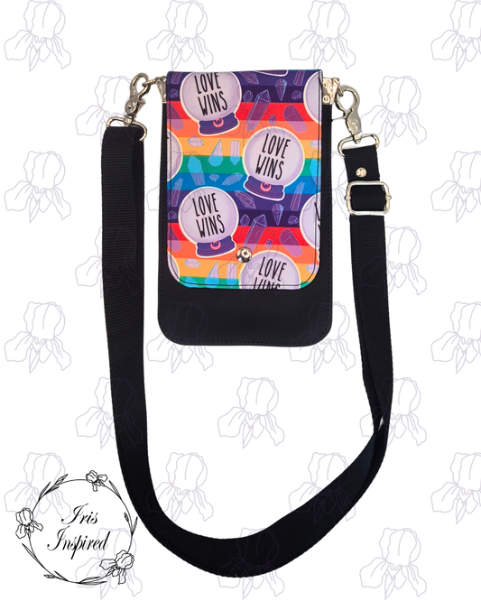 Love Wins Ball Slim Phone Bag