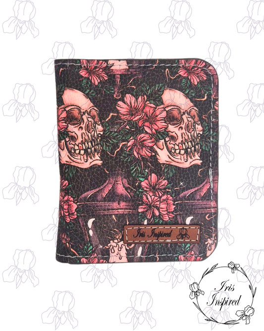Floral Skulls Bifold Wallet