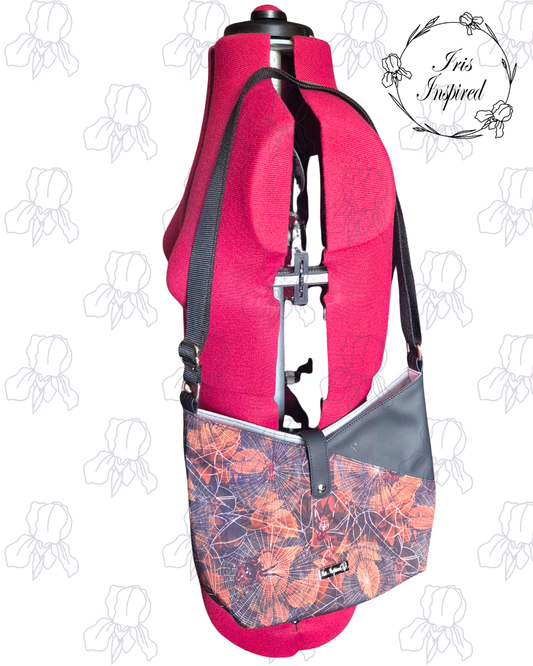 Garden Spider Pumpkin Hobo Handbag