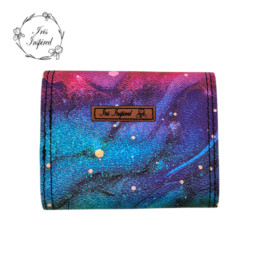 Rainbow Marble Accordion Wallet