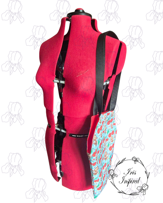 Cherry Skulls Coffin Tote Bag