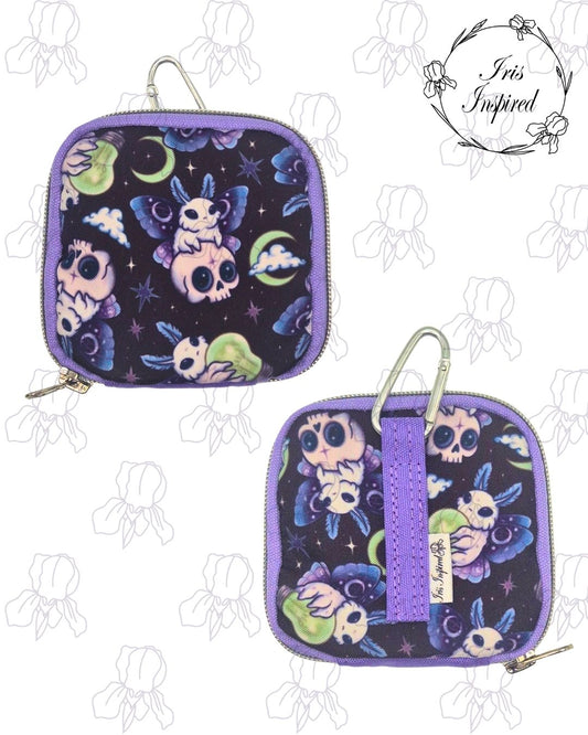 Goth Moth Folding Bottle Bag