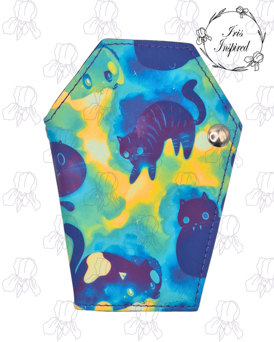 Radio Active Cats Small Bifold Coffin Wallet