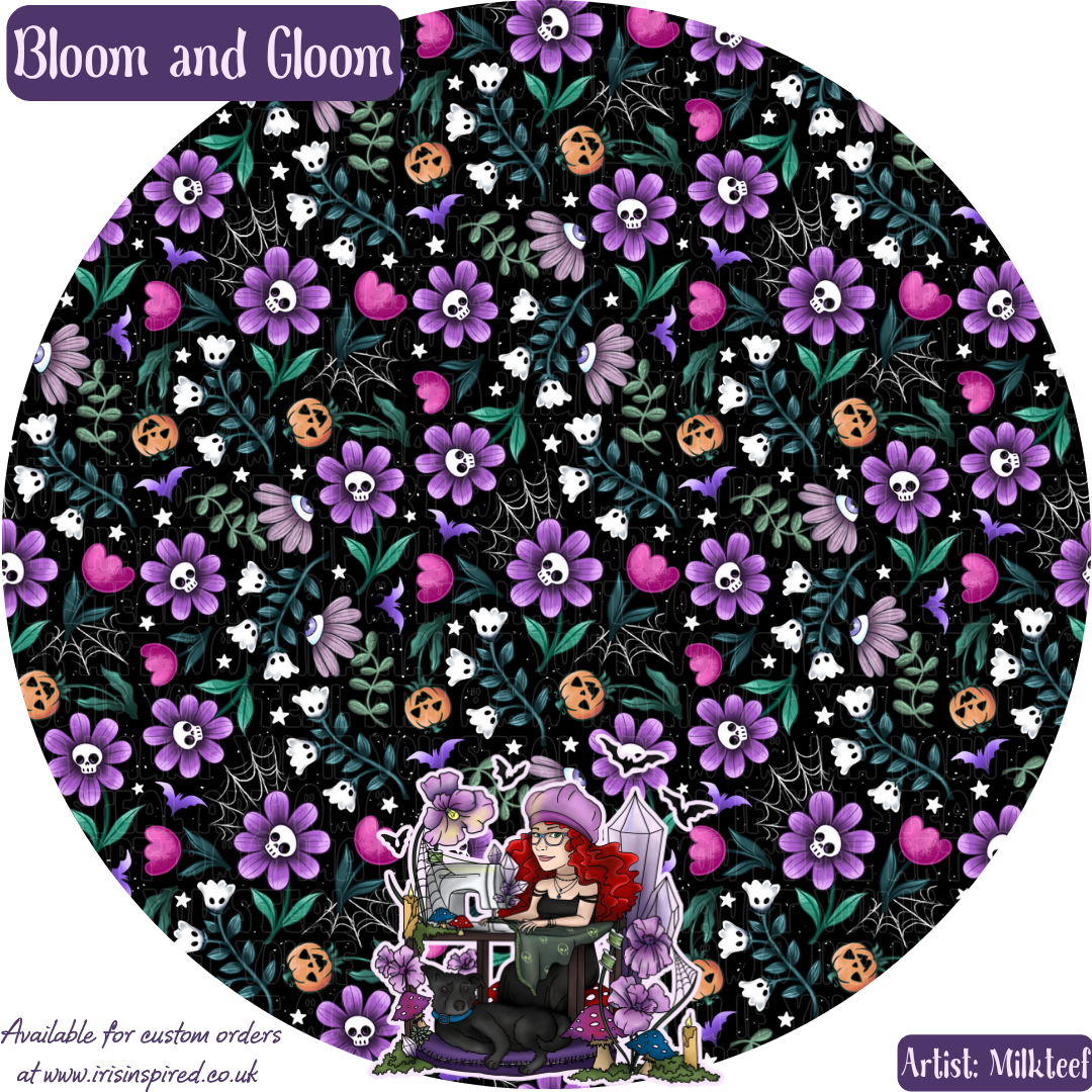 Bloom and Gloom Claw Clip