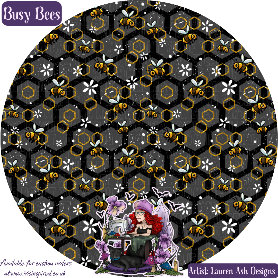 Busy Bees Bag Charm/ Keyring (3for2)