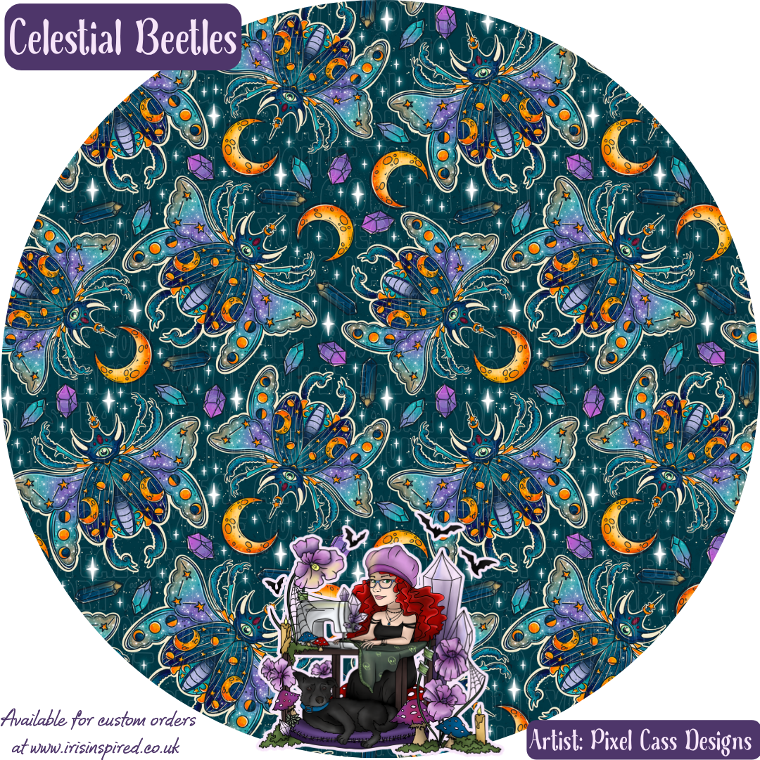 Celestial Beetle Bag Charm/ Keyring (3for2)