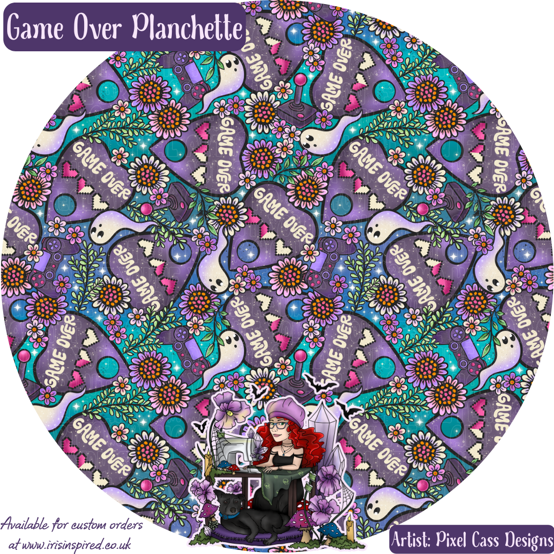 Game Over Planchette Glasses Cleaner