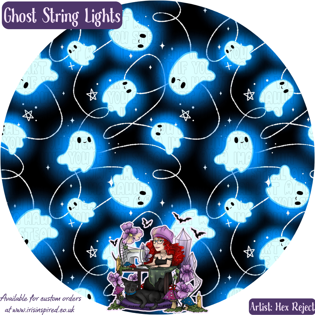 Ghost String Lights Purse Pal