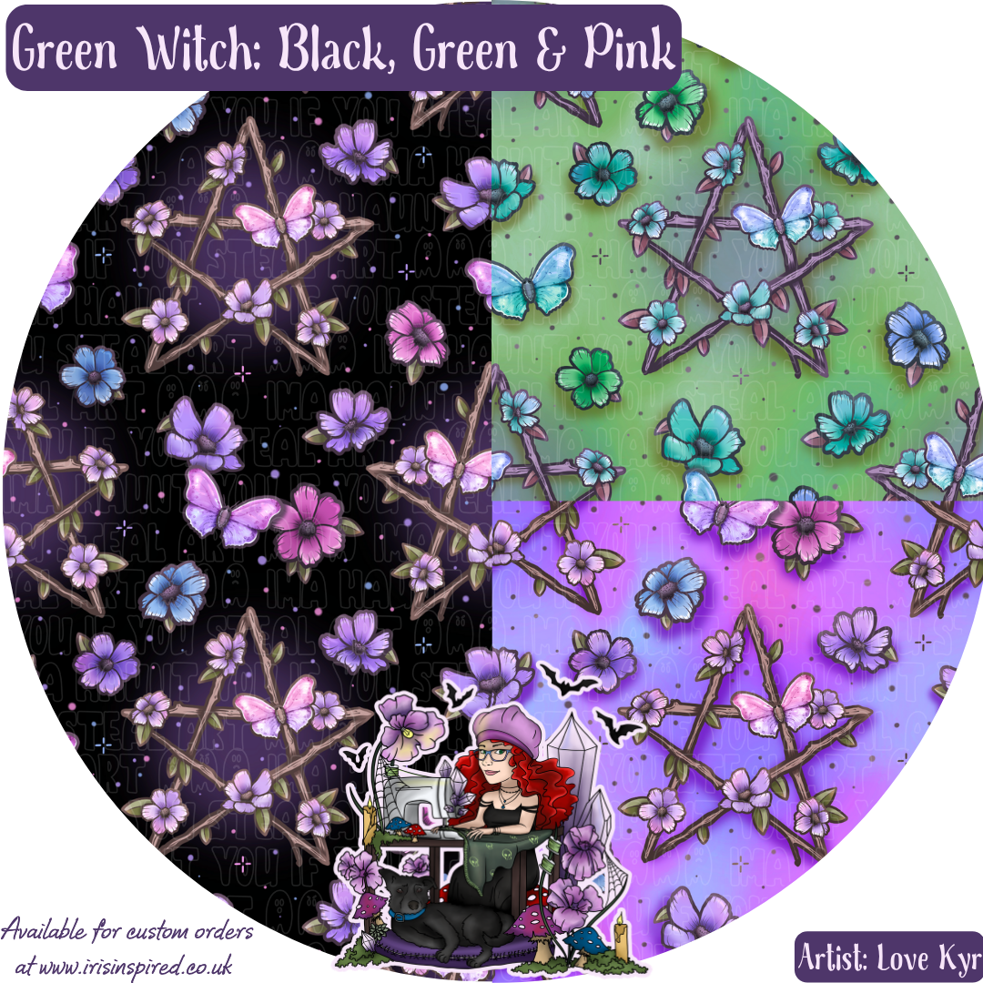 Green Witch Claw Clip