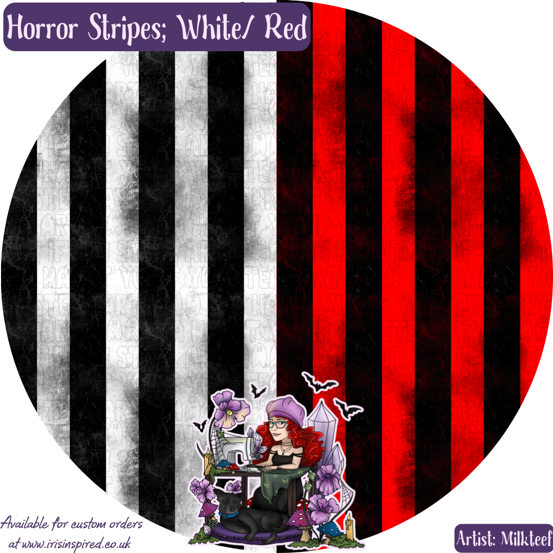 Horror Stripes Bifold Wallet