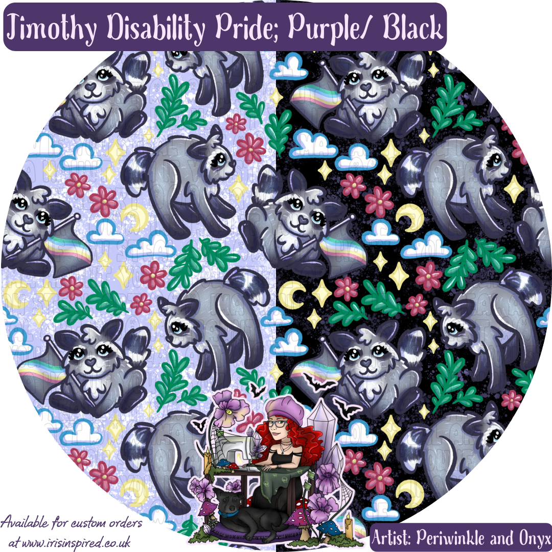 Jimmothy Disability Pride Pop Up Fan