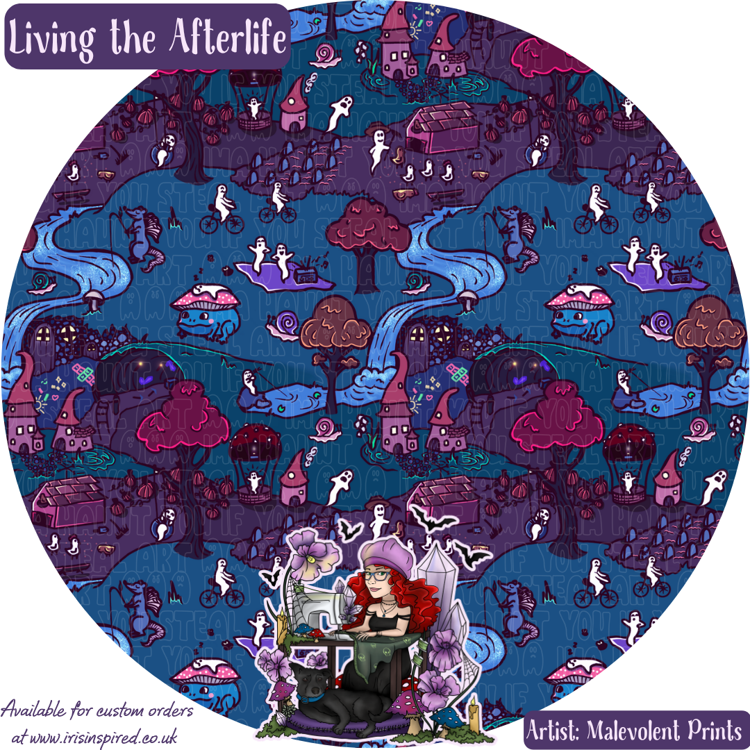 Living The Afterlife Bag Charm/ Keyring (3for2)
