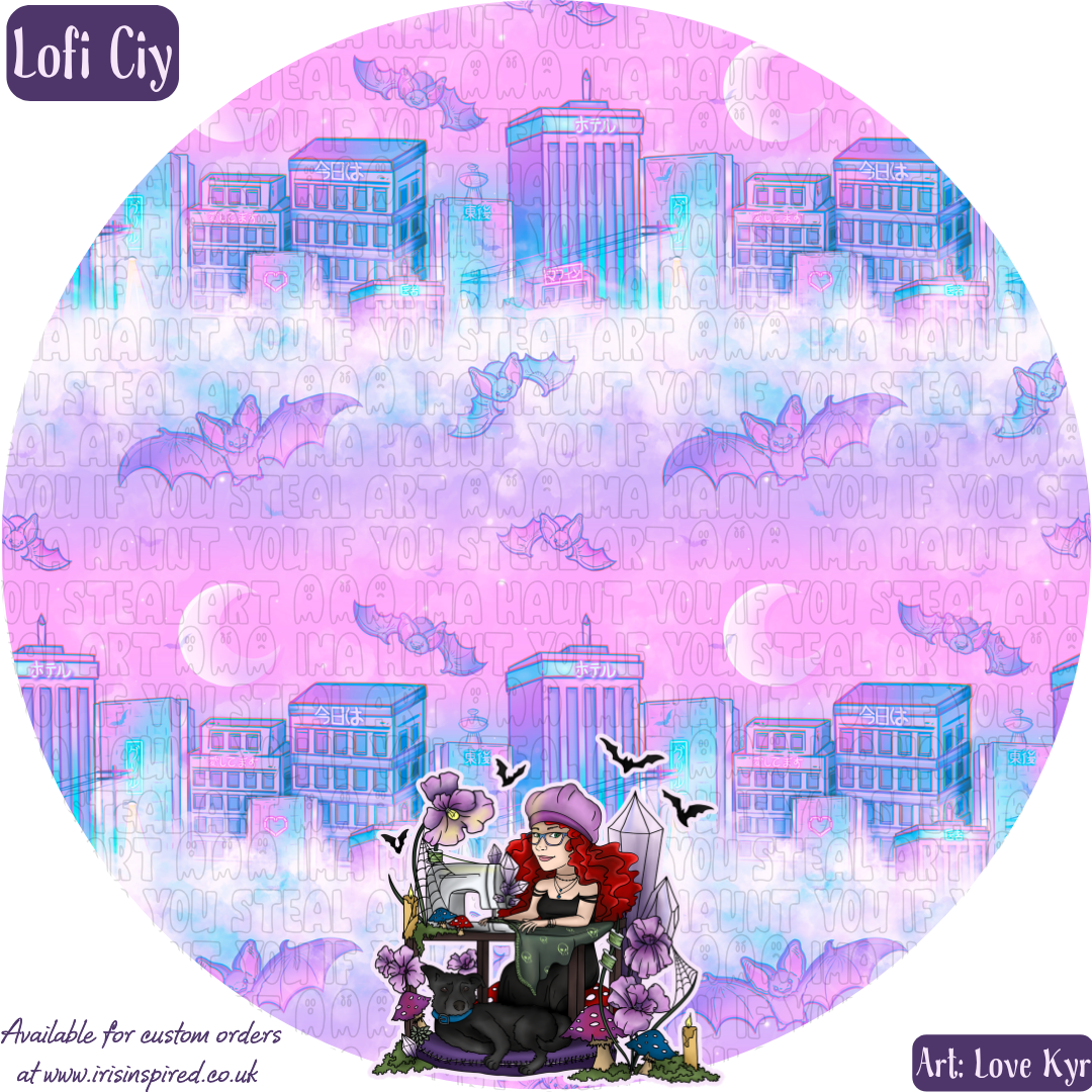 Lofi City Claw Clip