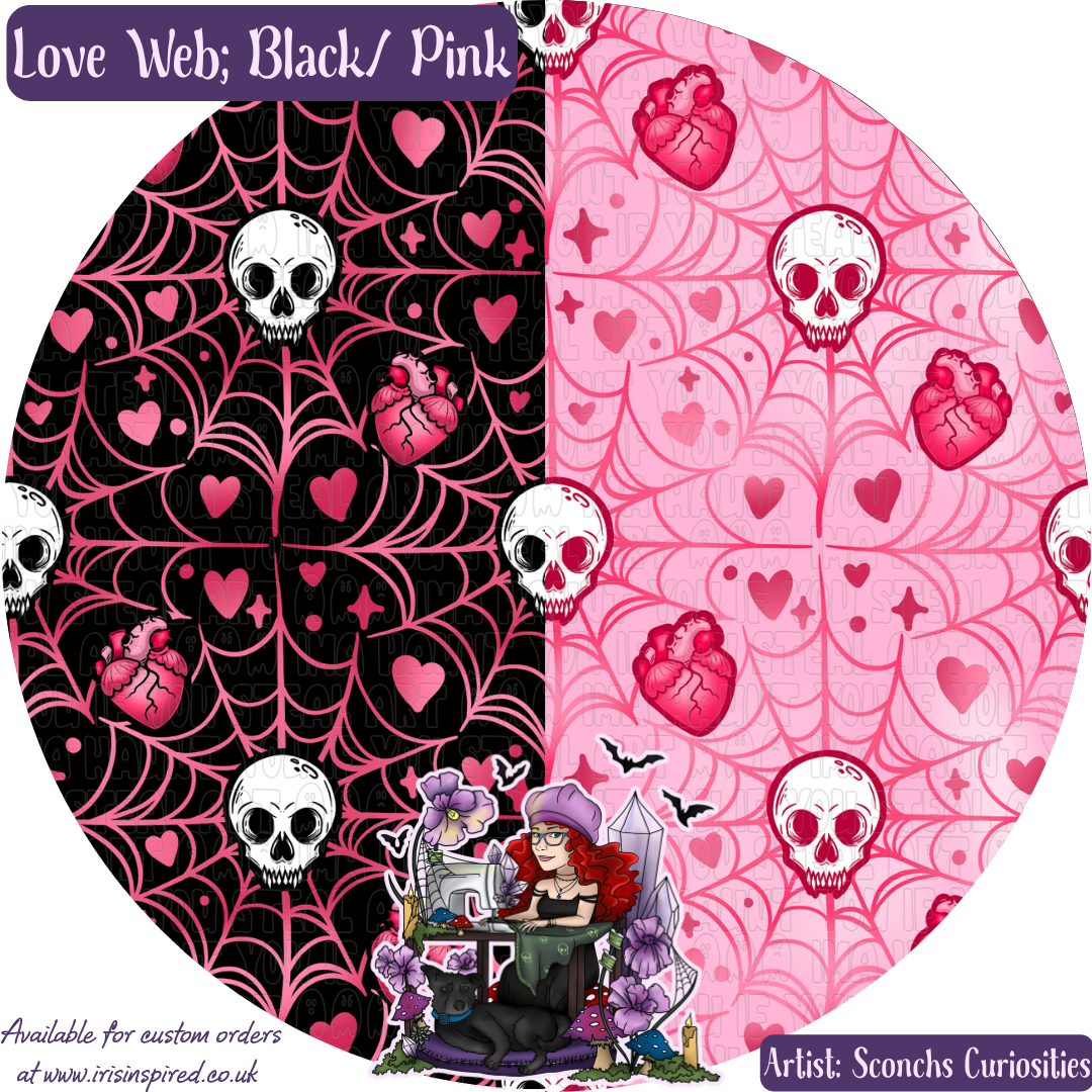 Love Web Small Claw Clip