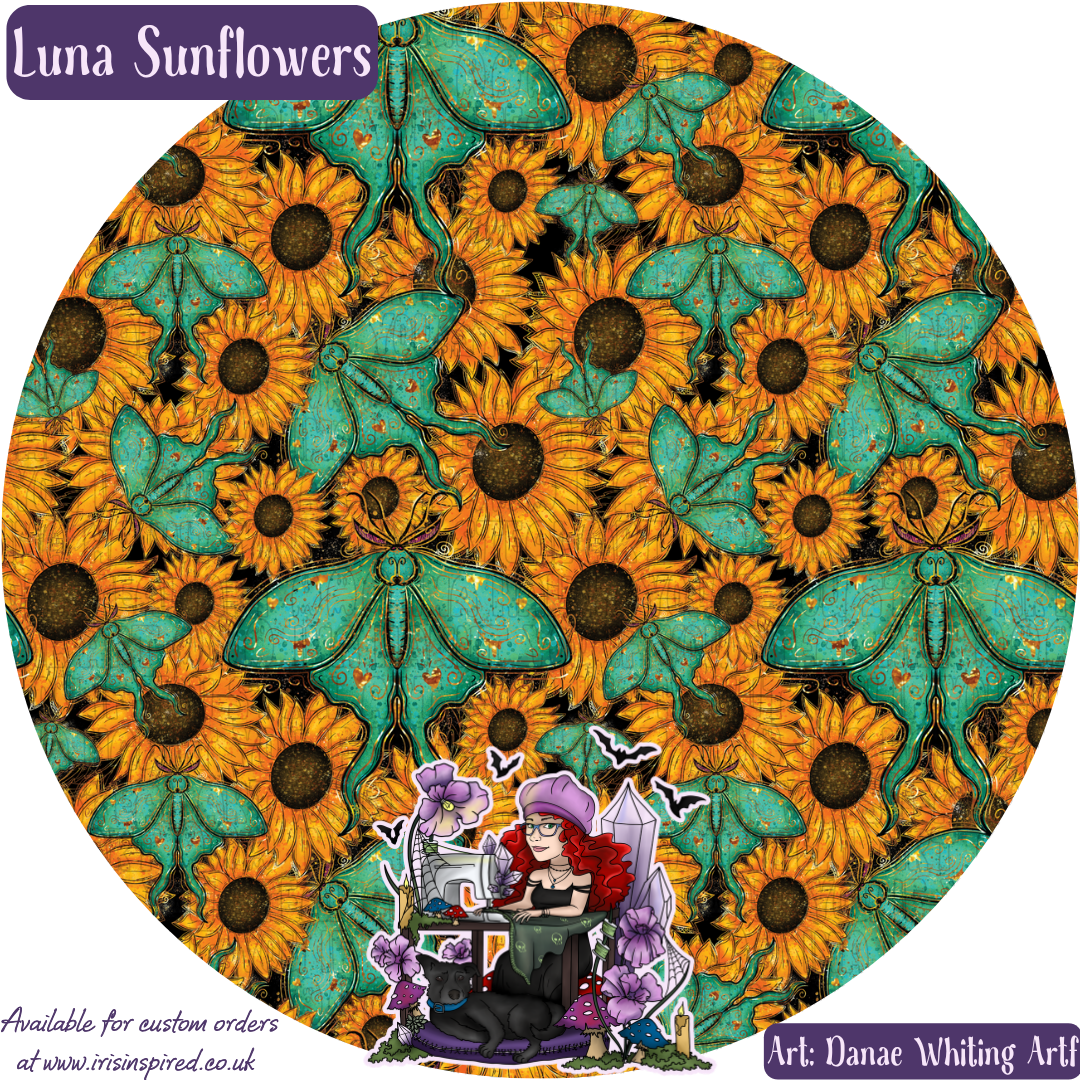 Luna Sunflowers Bag Charm/ Keyring (3for2)