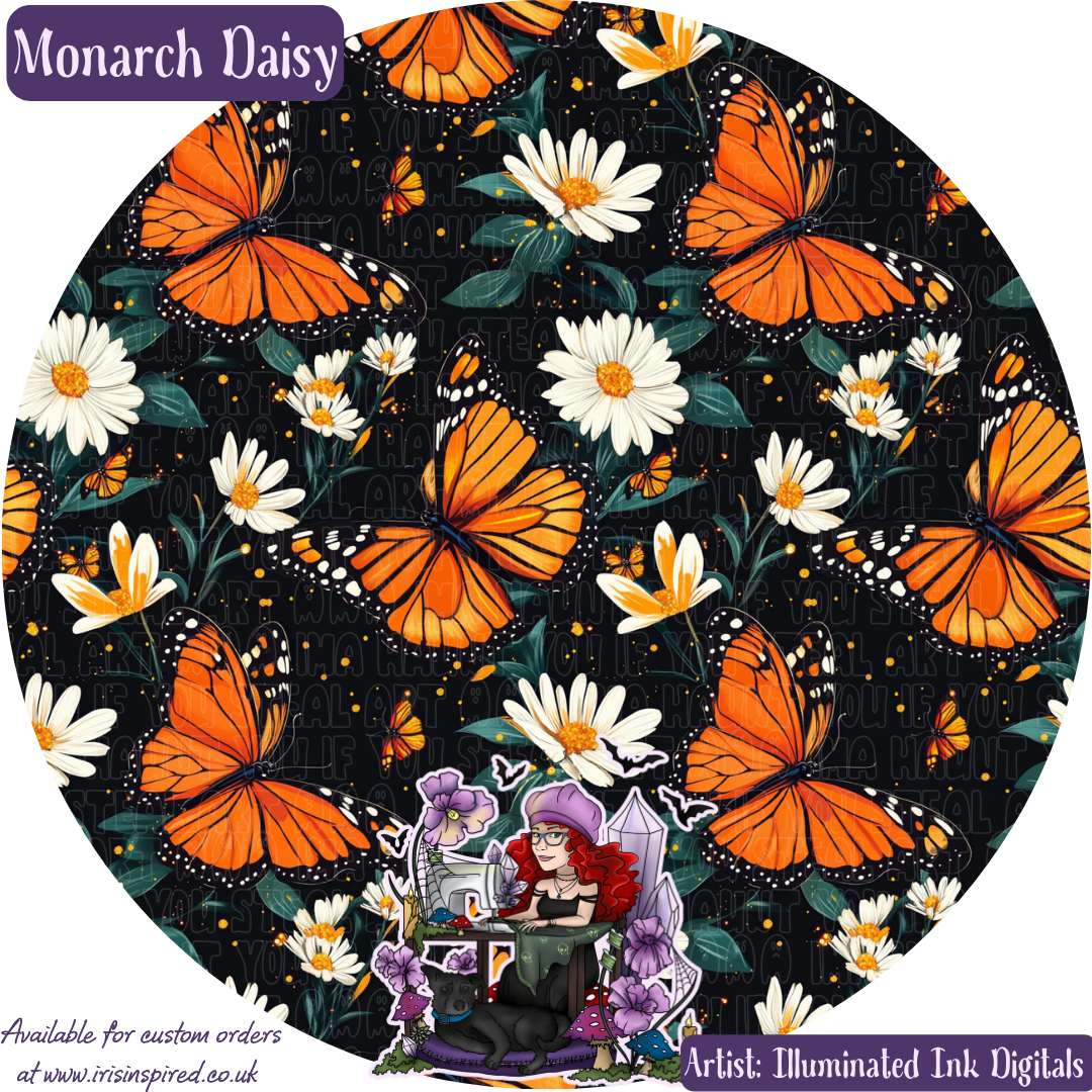 Monarch Daisy Claw Clip