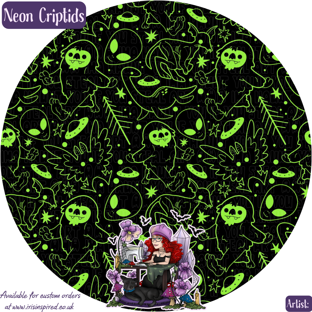 Neon Cryptid Phone Grip