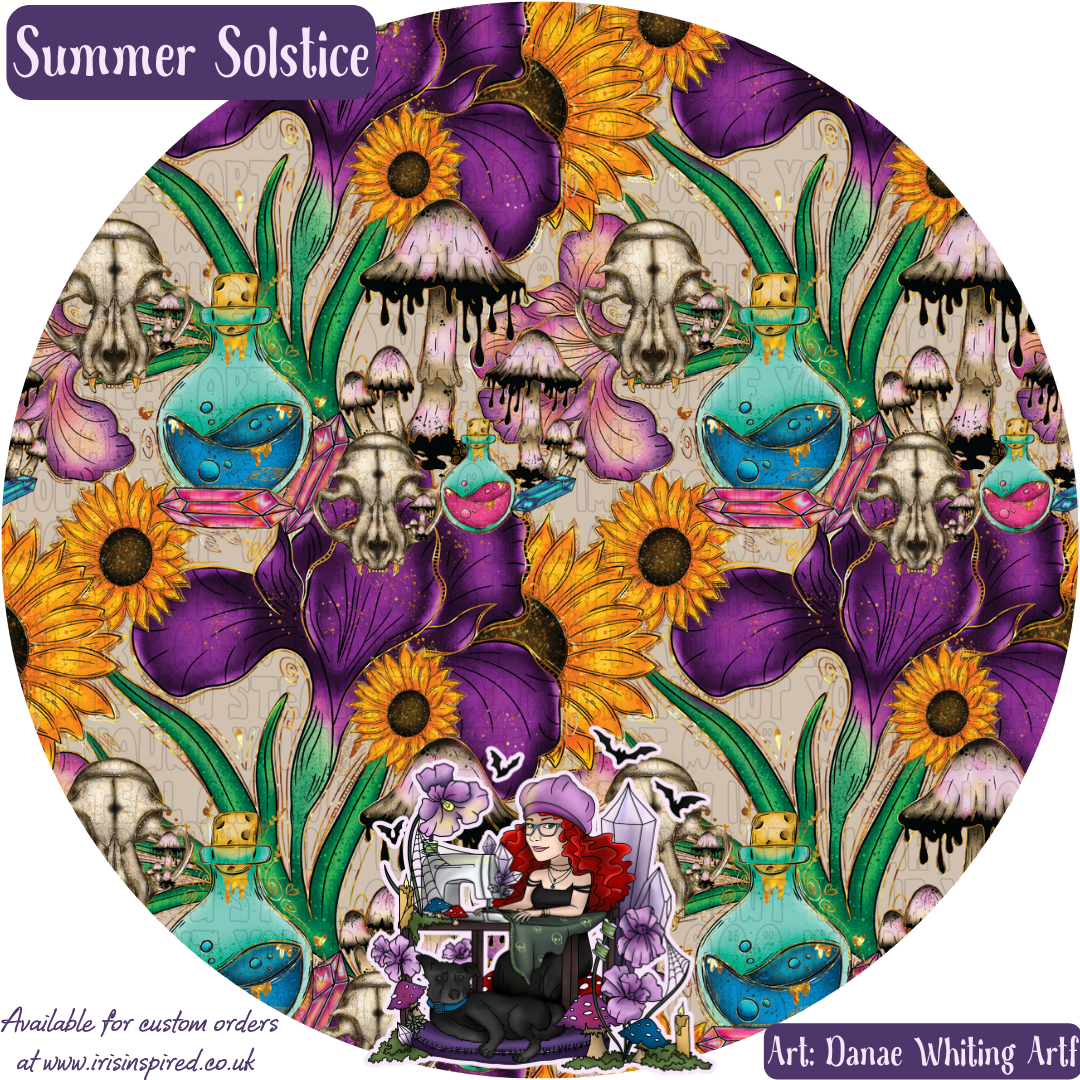 Summer Solstice Pop Up Fan