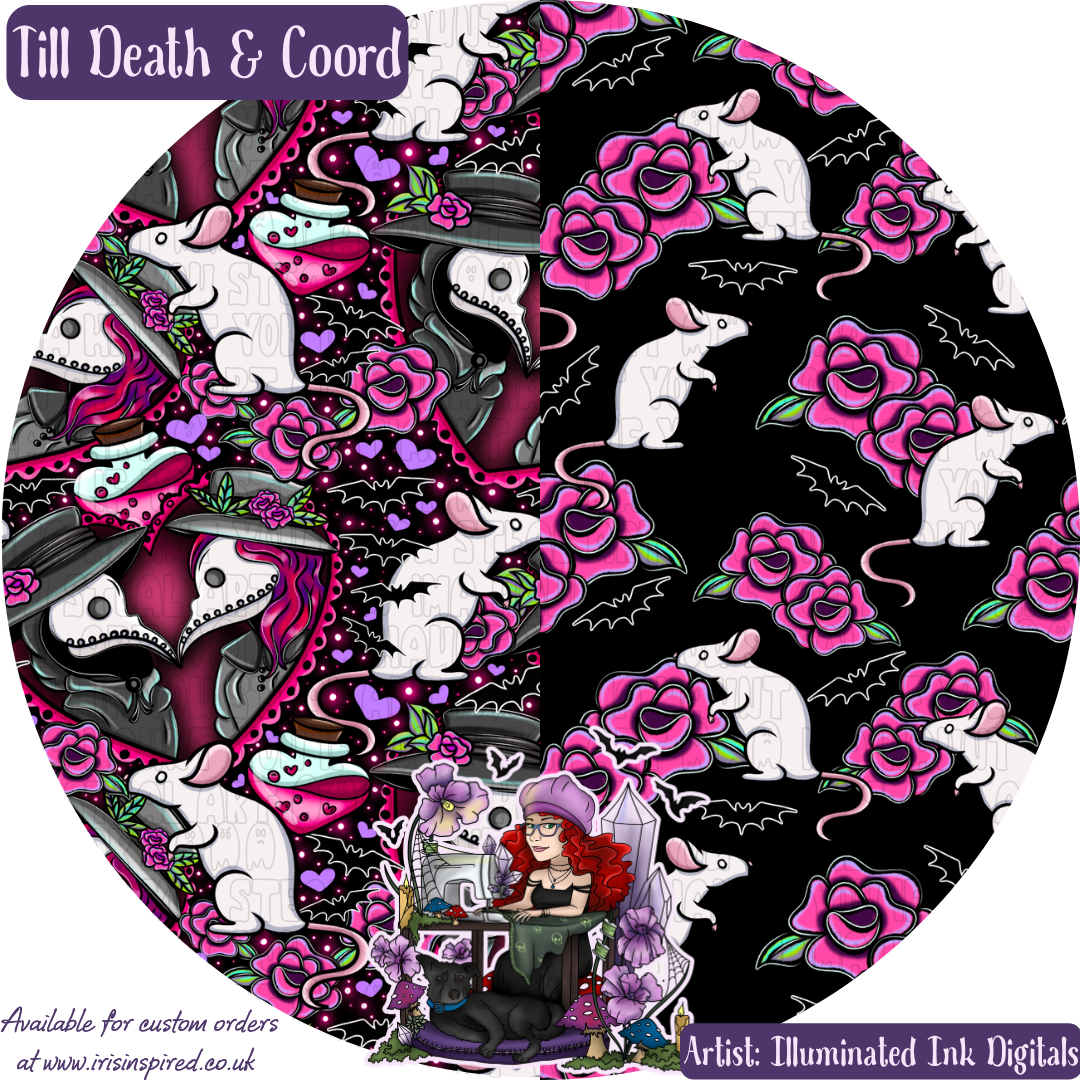 Till Death Bag Charm/ Keyring (3for2)