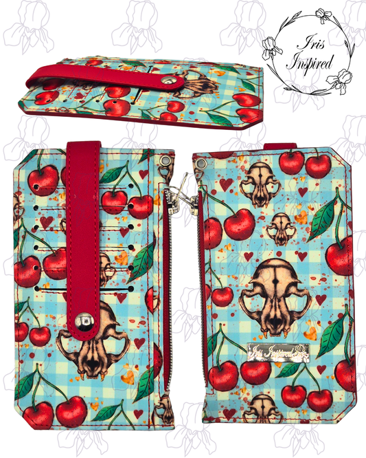 Cherry Skulls Purse Pal