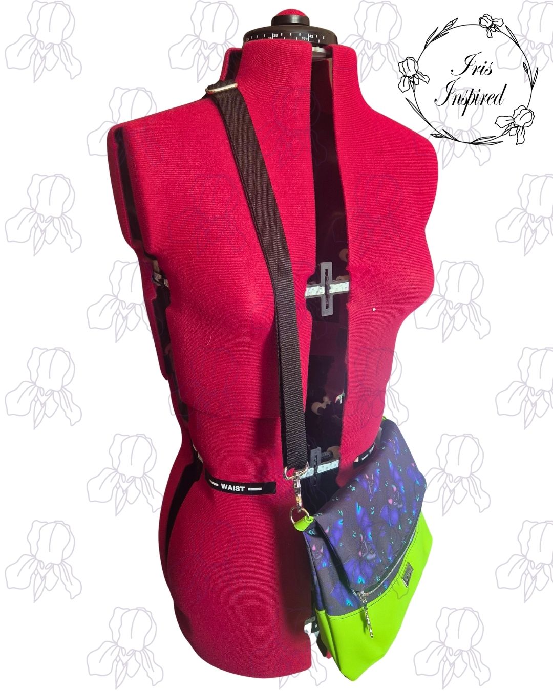 Custom Made Fold Over Cross Body Bag