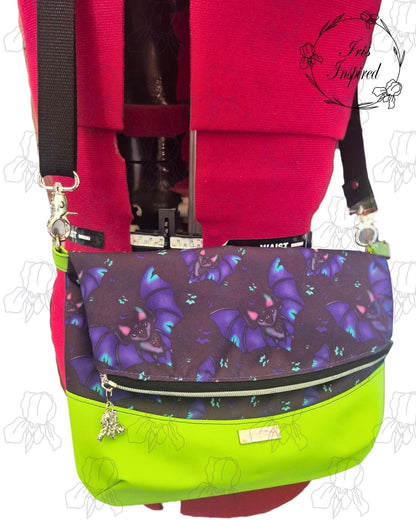 Custom Made Fold Over Cross Body Bag