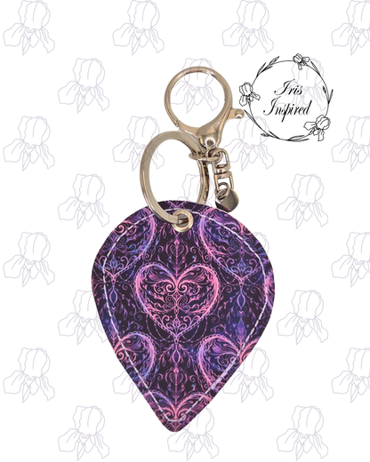 Filigree Heart Bag Charm/ Keyring (3for2)