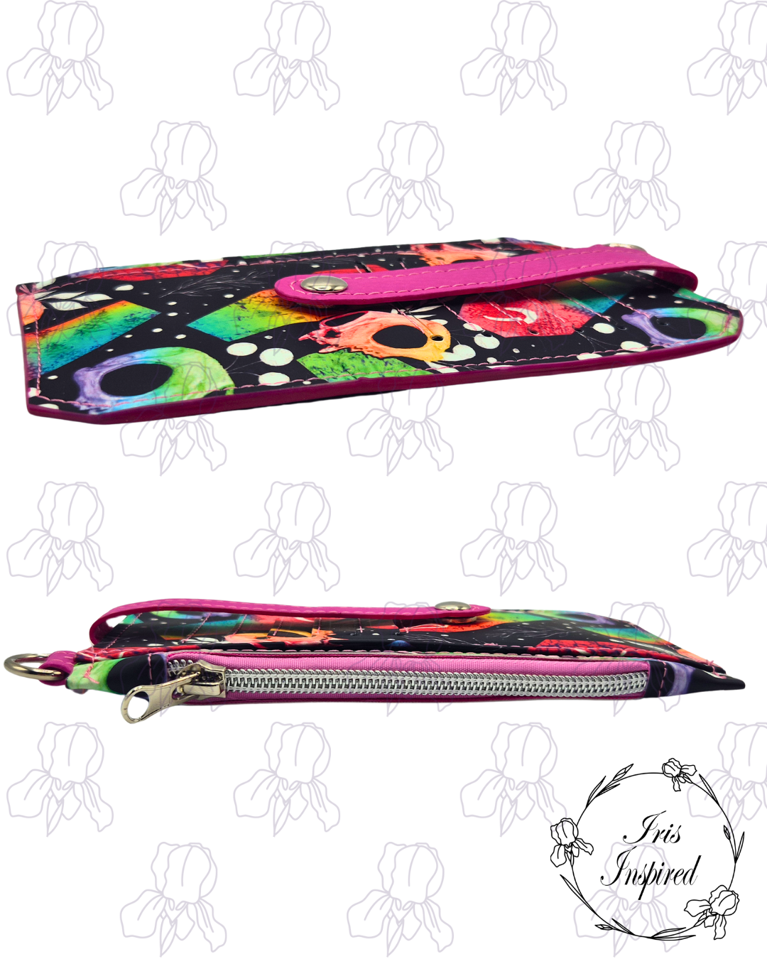 Neon Skulls Purse Pal