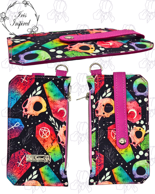 Neon Skulls Purse Pal