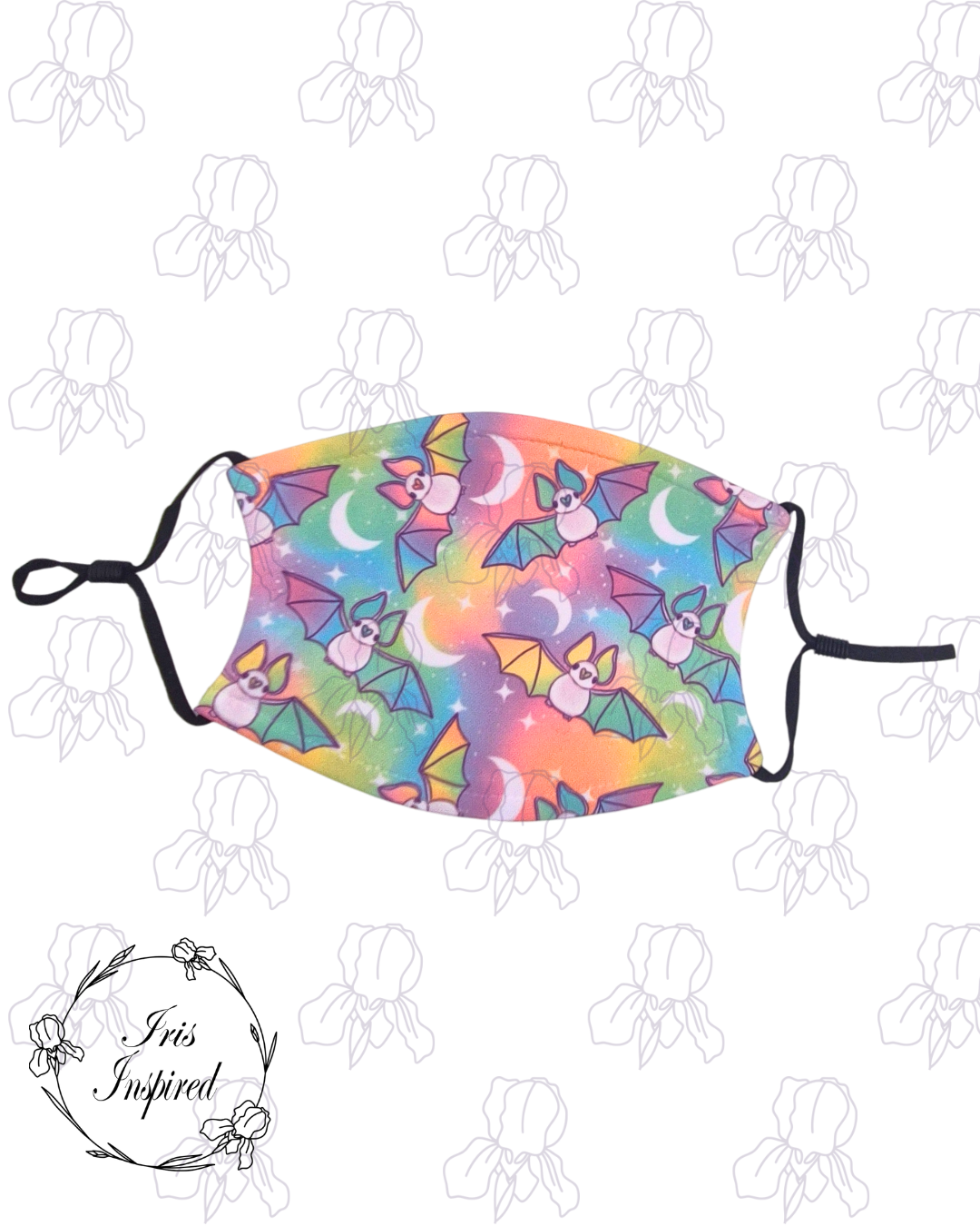 Pastel Bats Face Mask