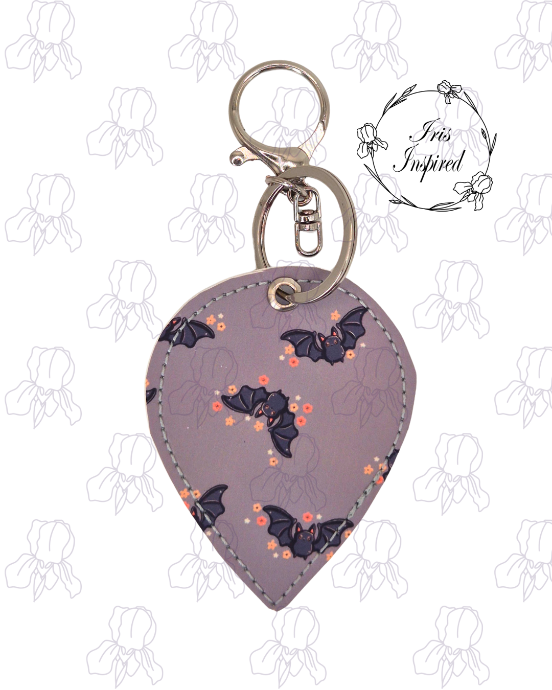 Ditsy Bats Bag Charm/ Keyring (3for2)