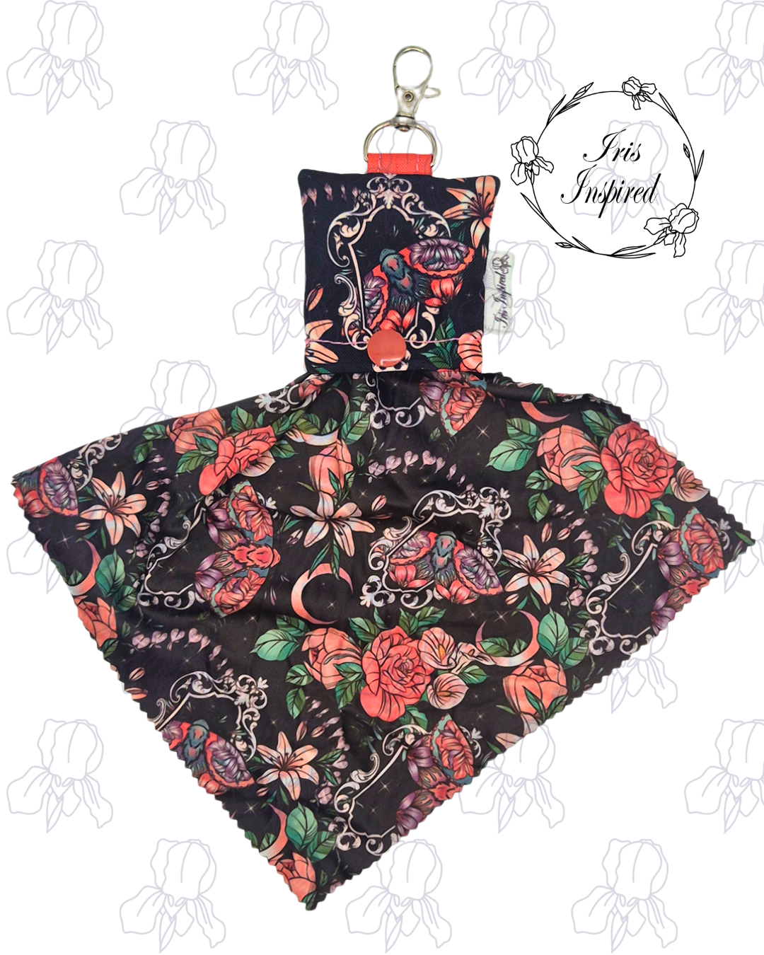 Framed Floral Garden Glasses Cleaner