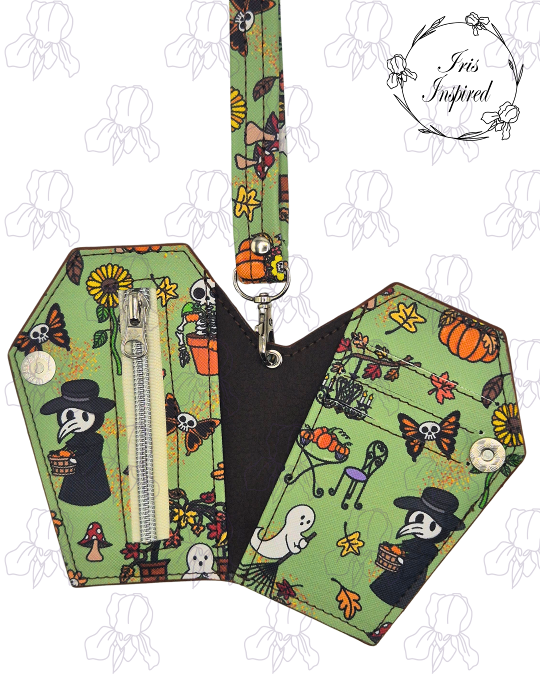 Apothecary Label Small Coffin Wallet