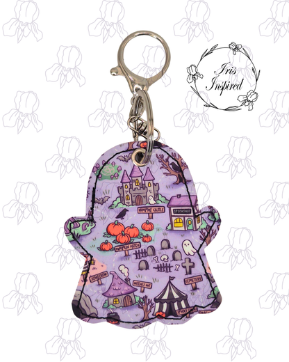Halloween Map Bag Charm/ Keyring (3for2)