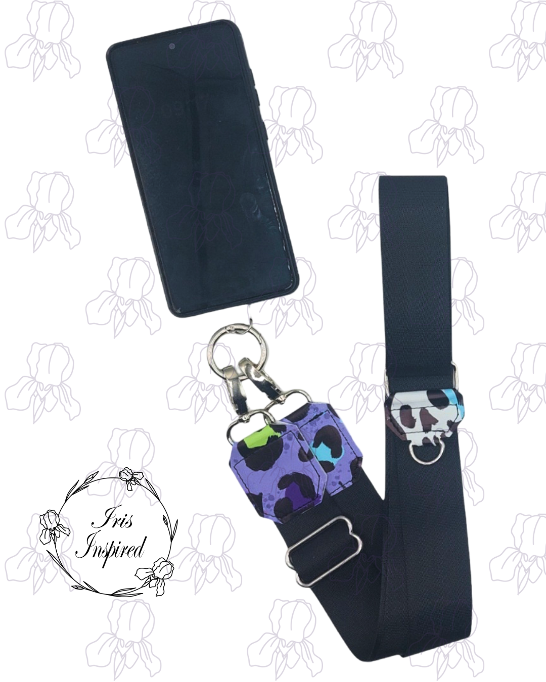 Emo Leopard Print Phone Sling