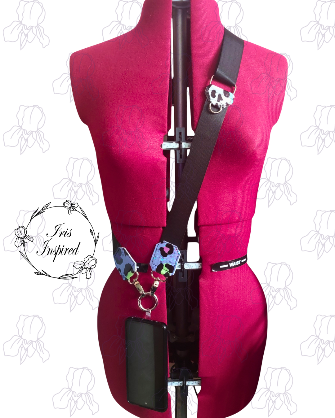 Emo Leopard Print Phone Sling