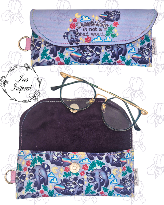 Jimothy Disability Pride Classic Style Glasses Case