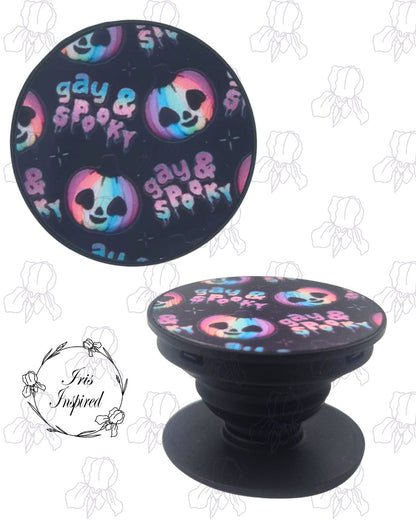 Gay and Spooky Phone Grip
