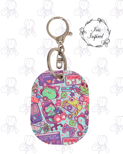 Gamer Frog Bag Charm/ Keyring (3for2)
