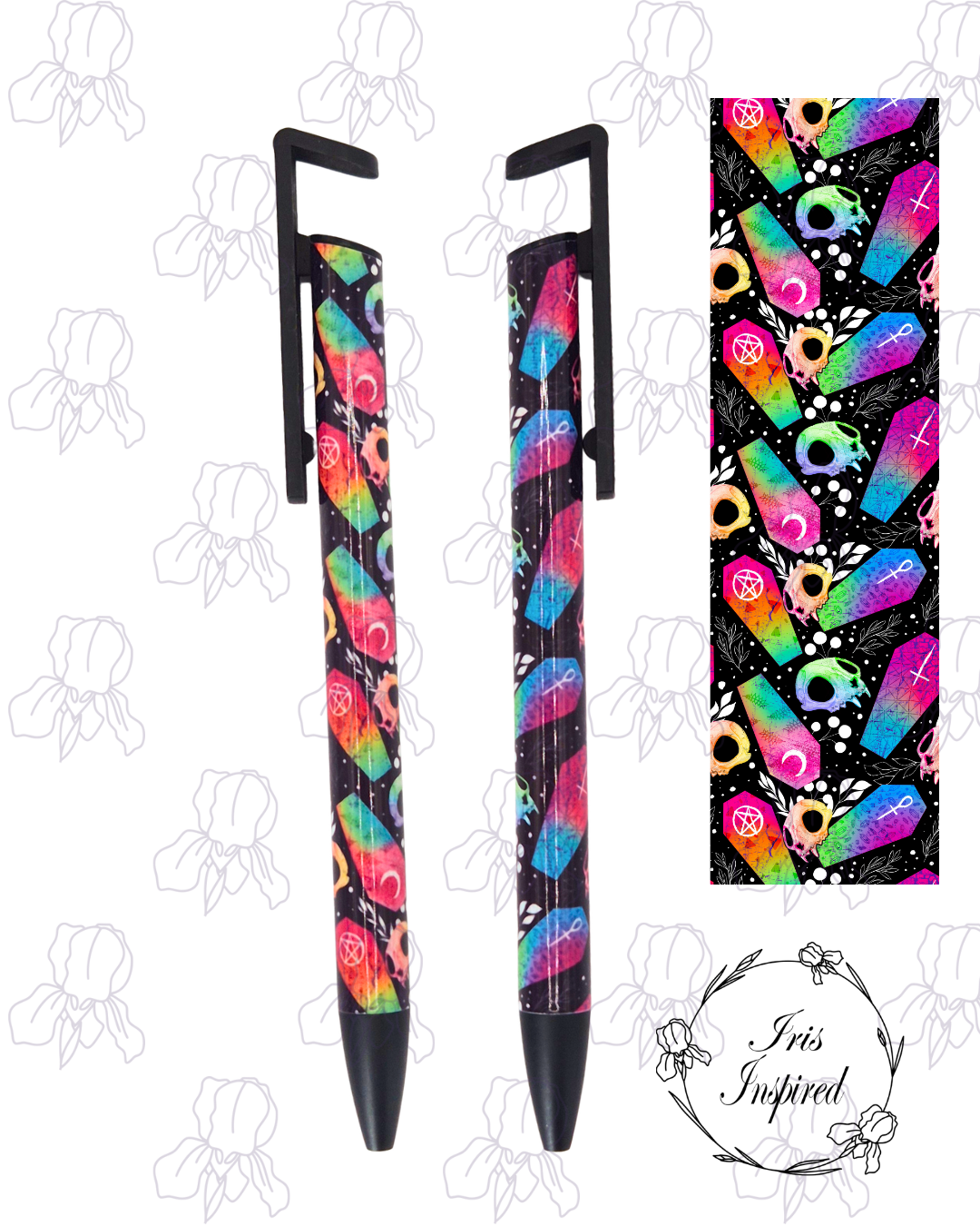Neon Skulls Pen