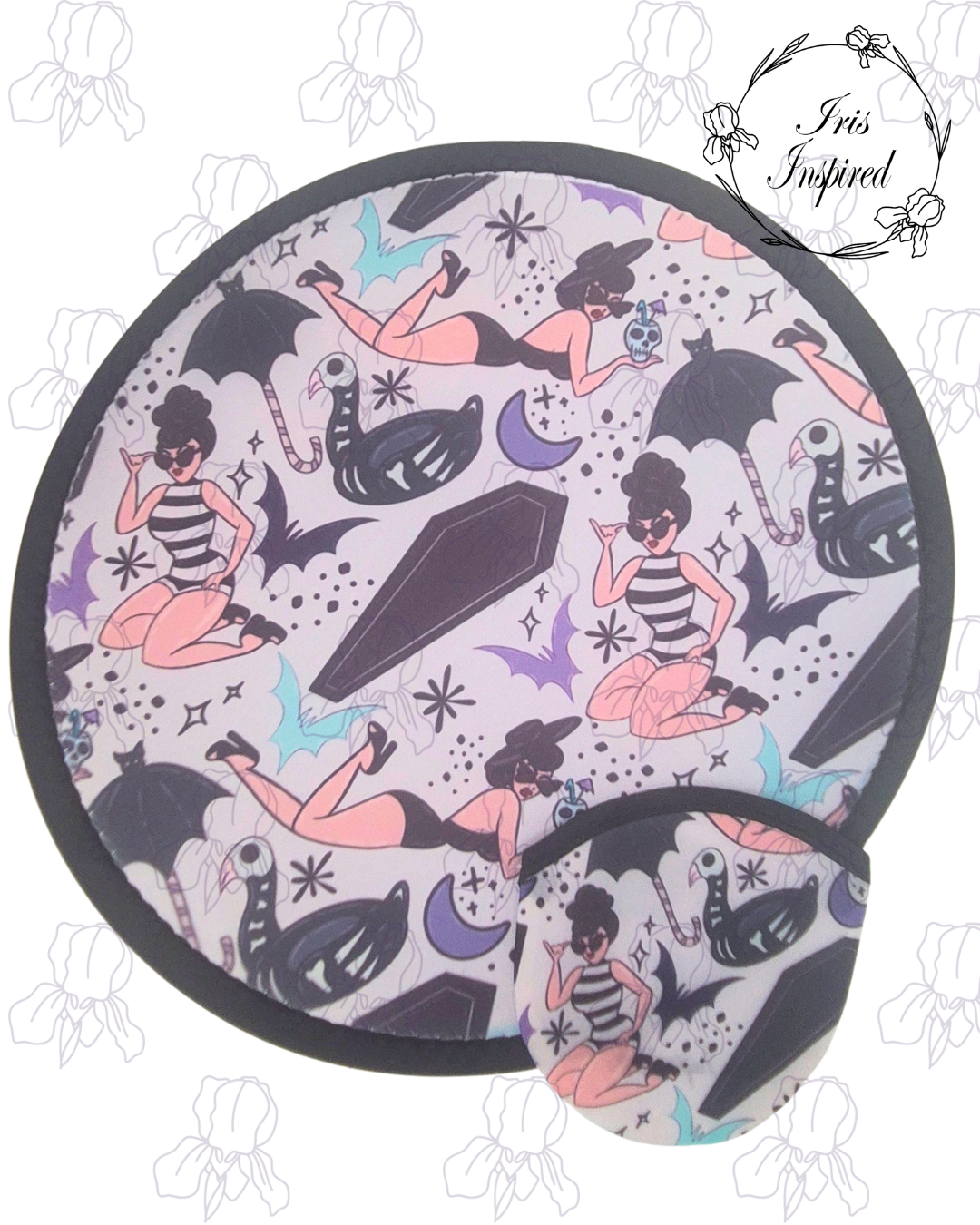 Goth Girl Summer Pop Up Fan