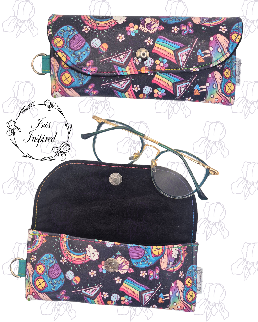 Cottage-core Pride Classic Style Glasses Case