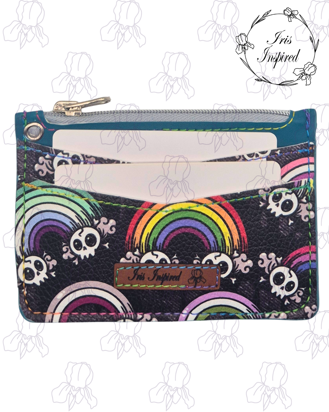 Pride Skulls Pocket Card Holder