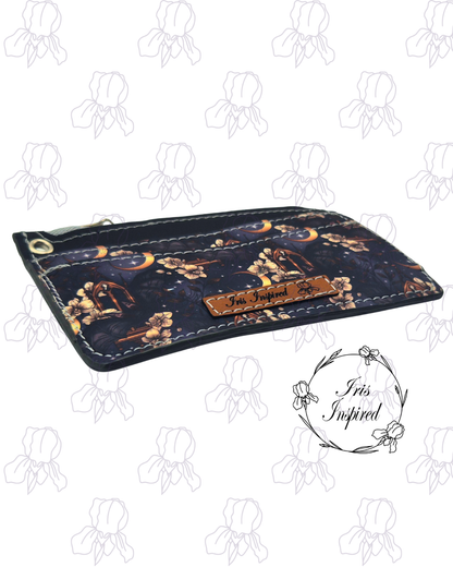 Midnight Orchid Pocket Card Holder