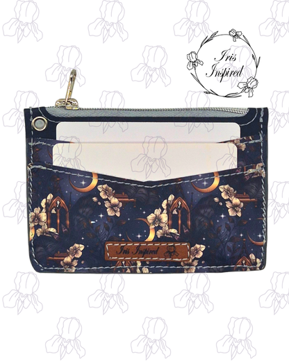 Midnight Orchid Pocket Card Holder
