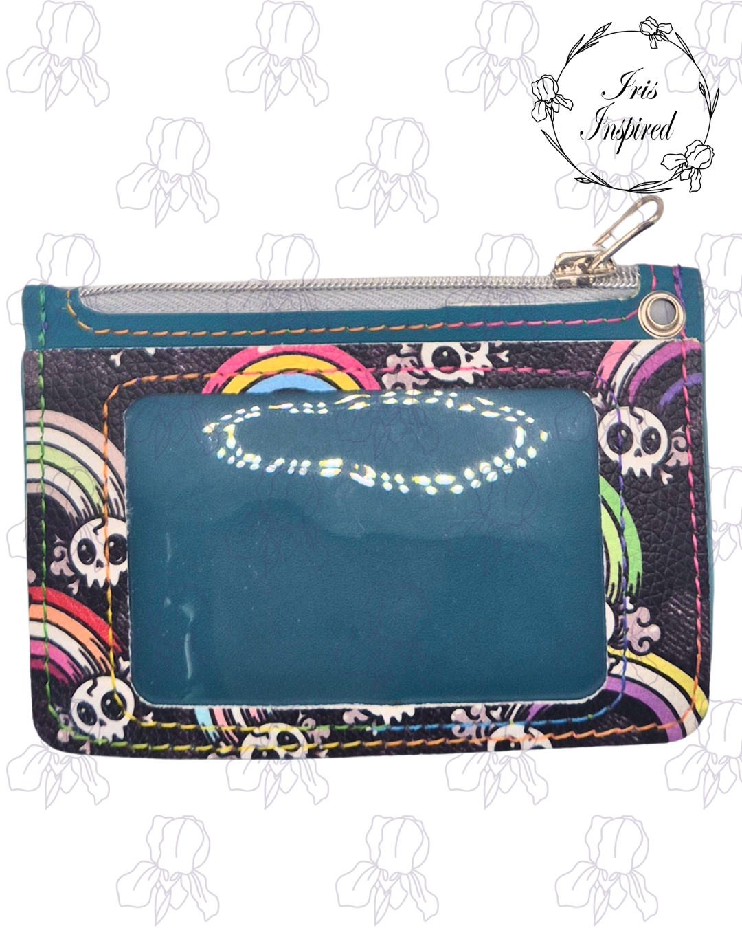 Pride Skulls Pocket Card Holder